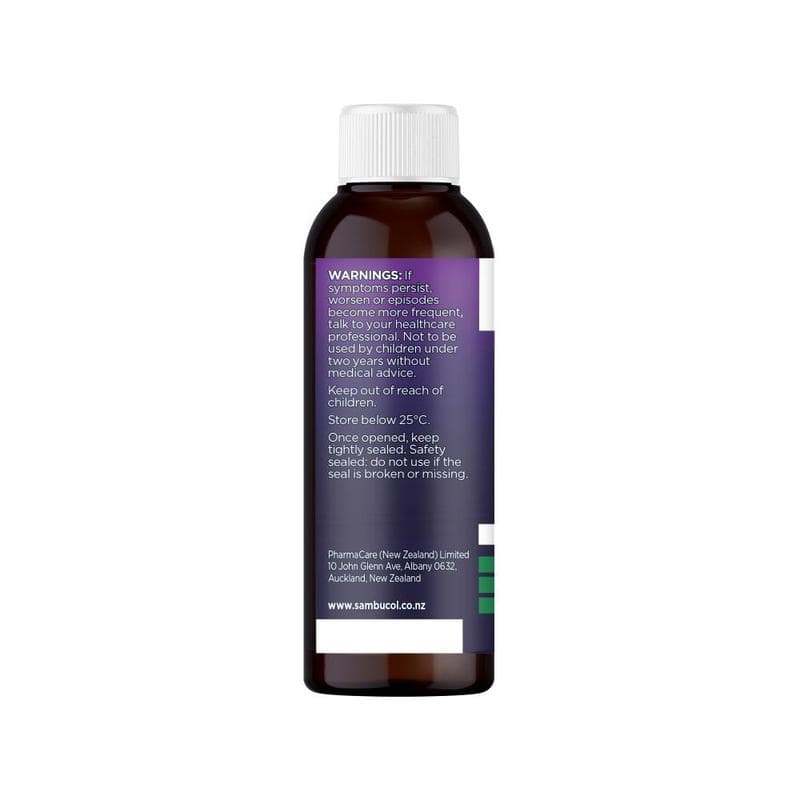 Sambucol Black Elderberry Kids Chesty + Nasal Soothing Syrup 120ml