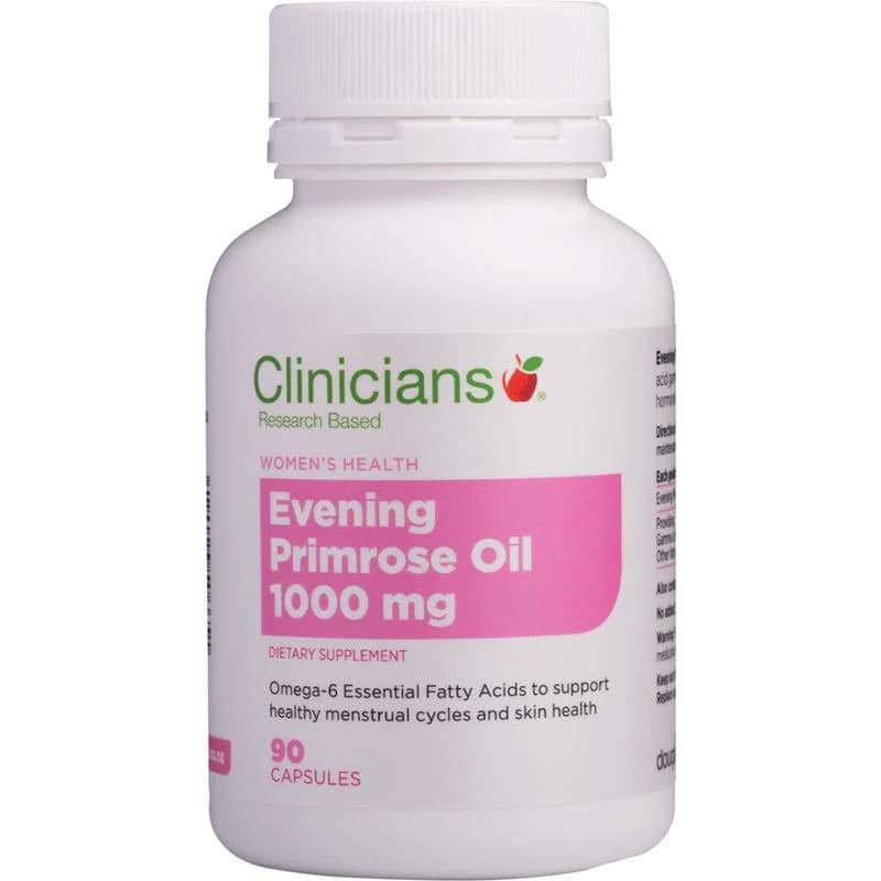 Clinicians Evening Primrose Oil 1000mg Capsules 90s