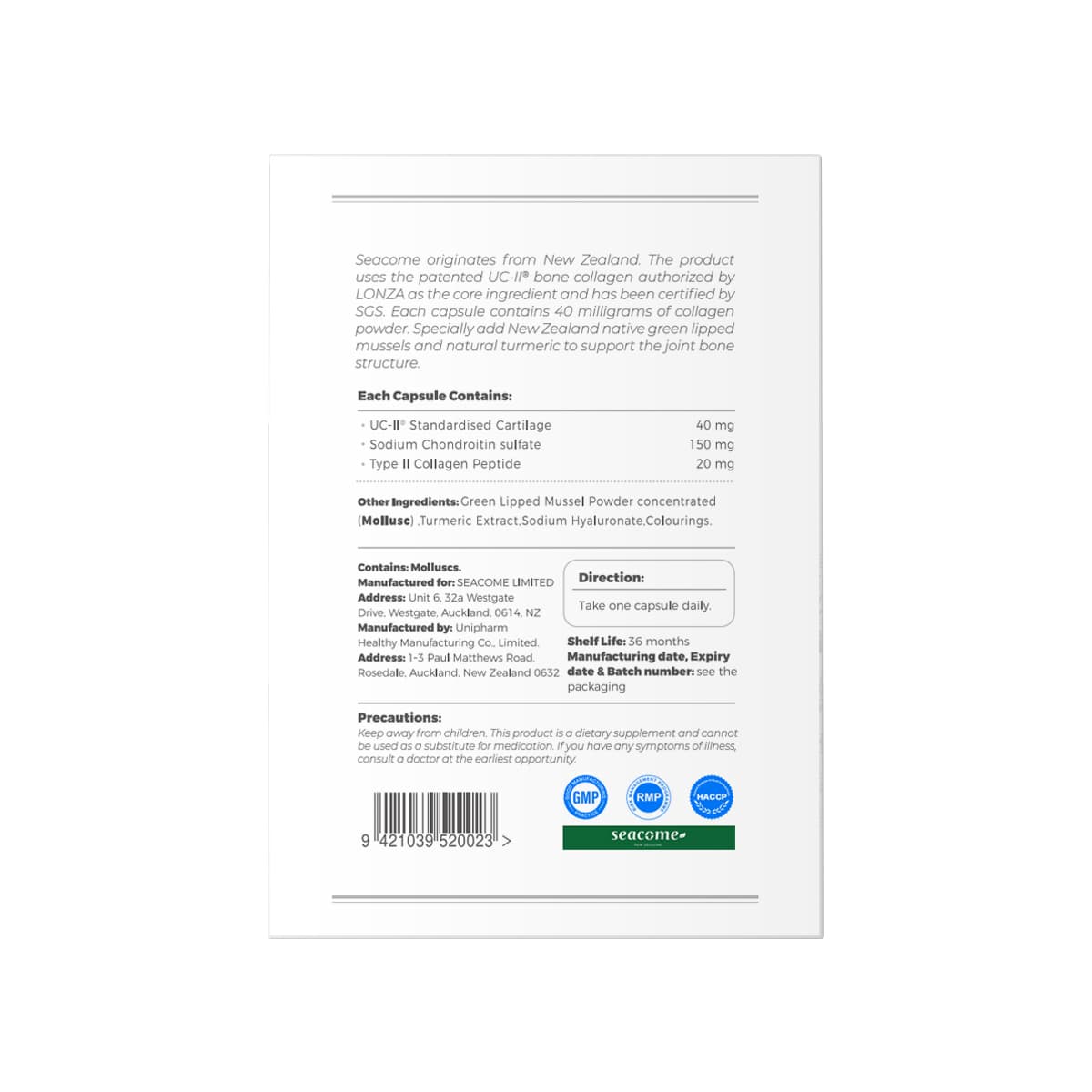 seacome Collagen Chondroitin
