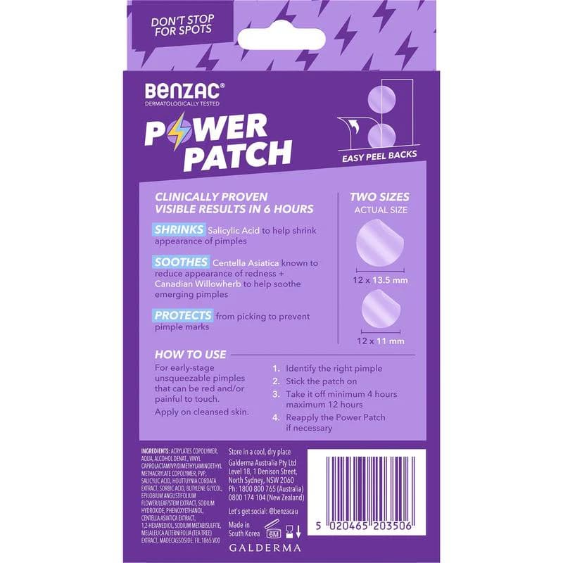 Benzac Power Patch 24pk