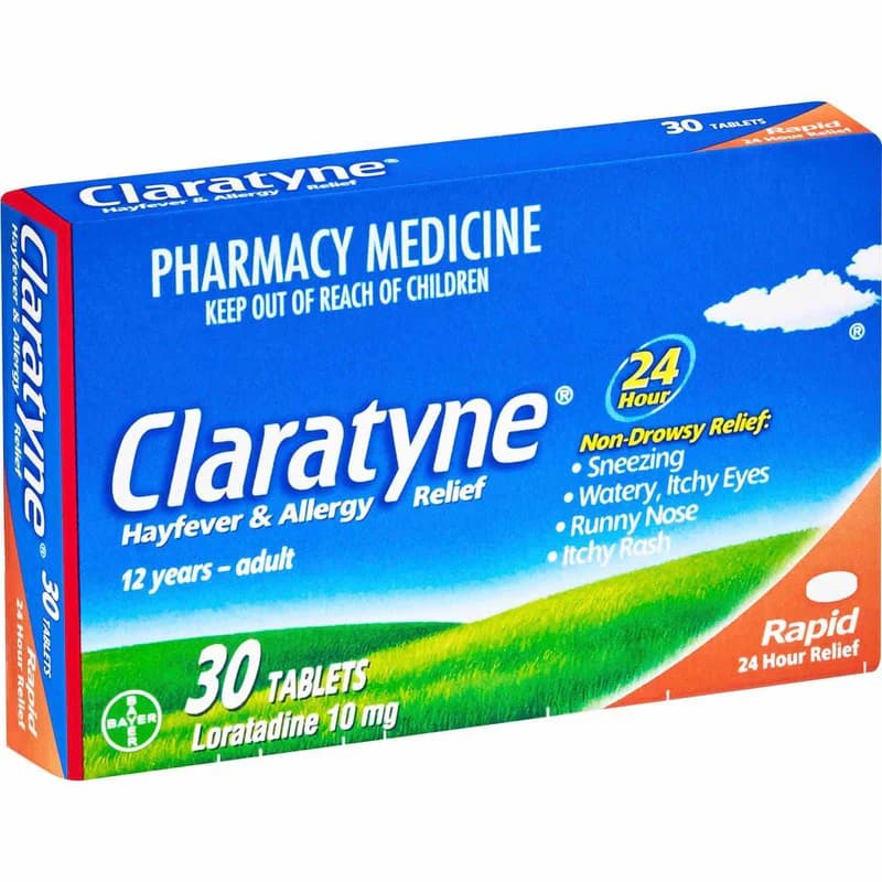 Claratyne Tabs 10mg 30s