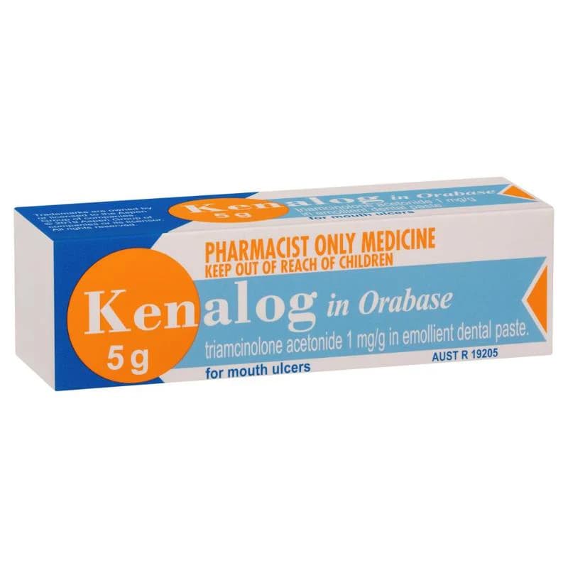 Kenalog in Orabase Oint 5g (Pharmacist Only Medicine)