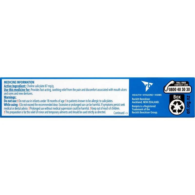 Bonjela Analgesics Mouth Ulcer Gel 15g
