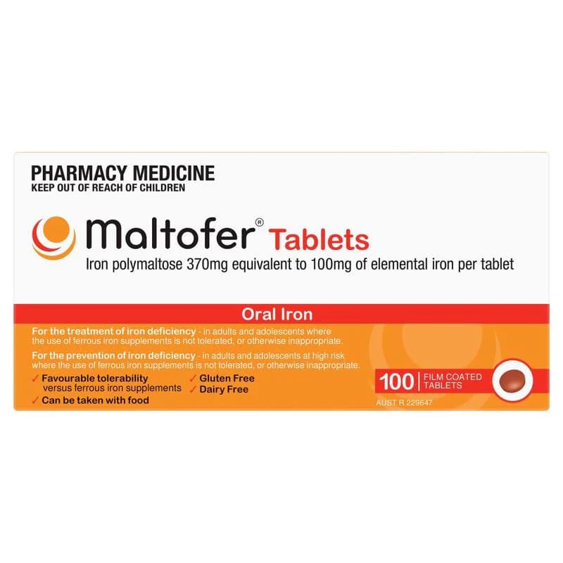 Maltofer Oral Iron Tablets 100s