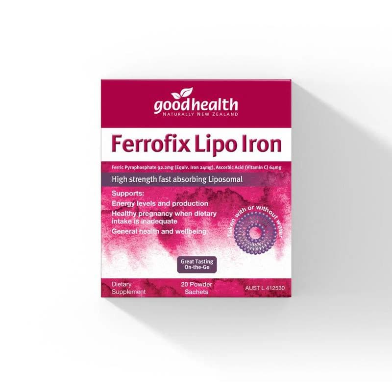 Good Health Ferrofix Lipo Iron Sachets 20s