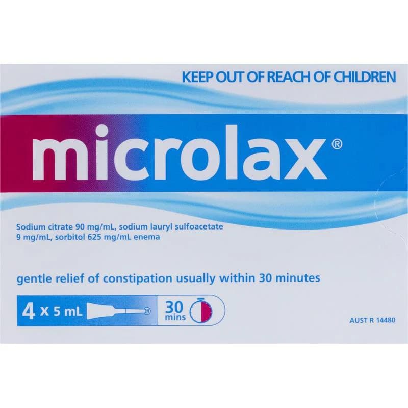 Microlax ENEMA OTC 5ML 4pk