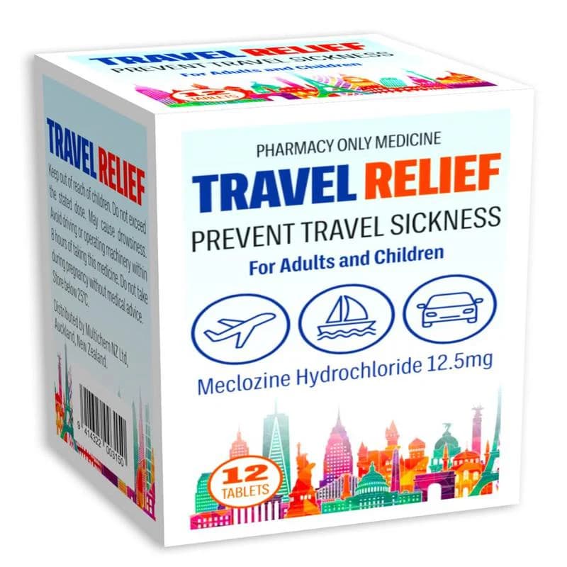 Multichem Travel Relief Tablets 12s