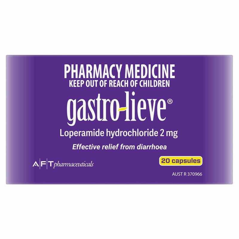 Gastro-Lieve Loperamide Hydrochloride 2mg 20s