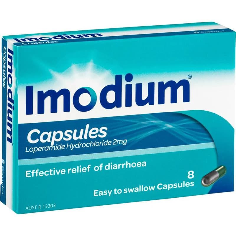 Imodium 2mg Capsules 8s
