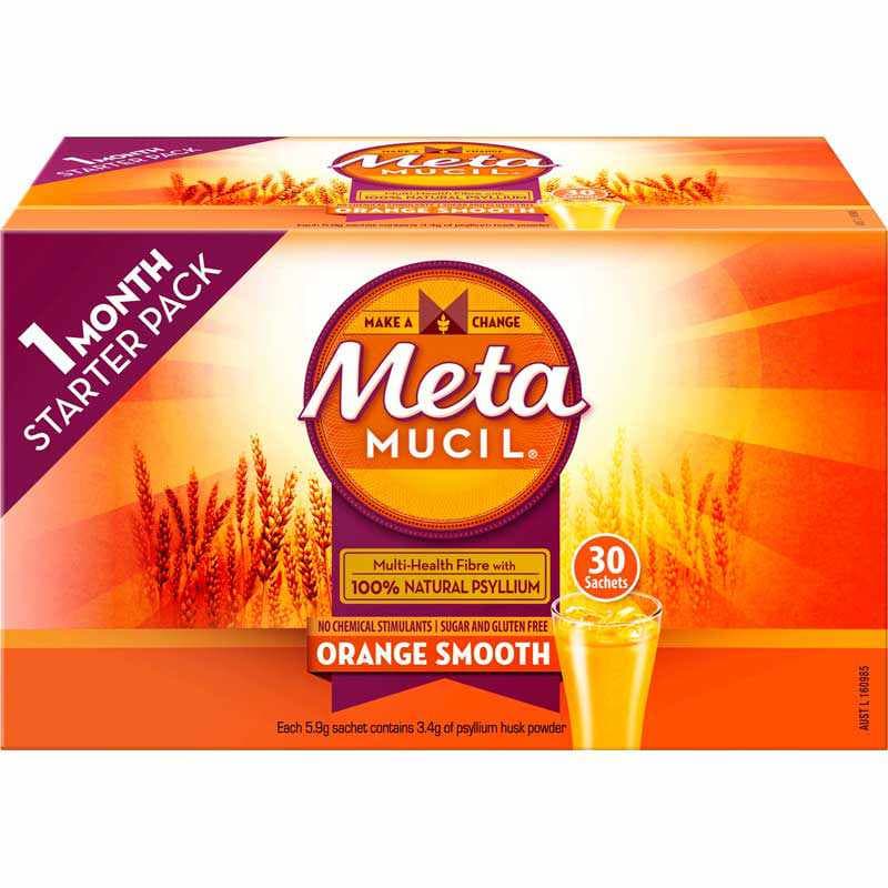 Metamucil Orange Smooth Sachets 30s