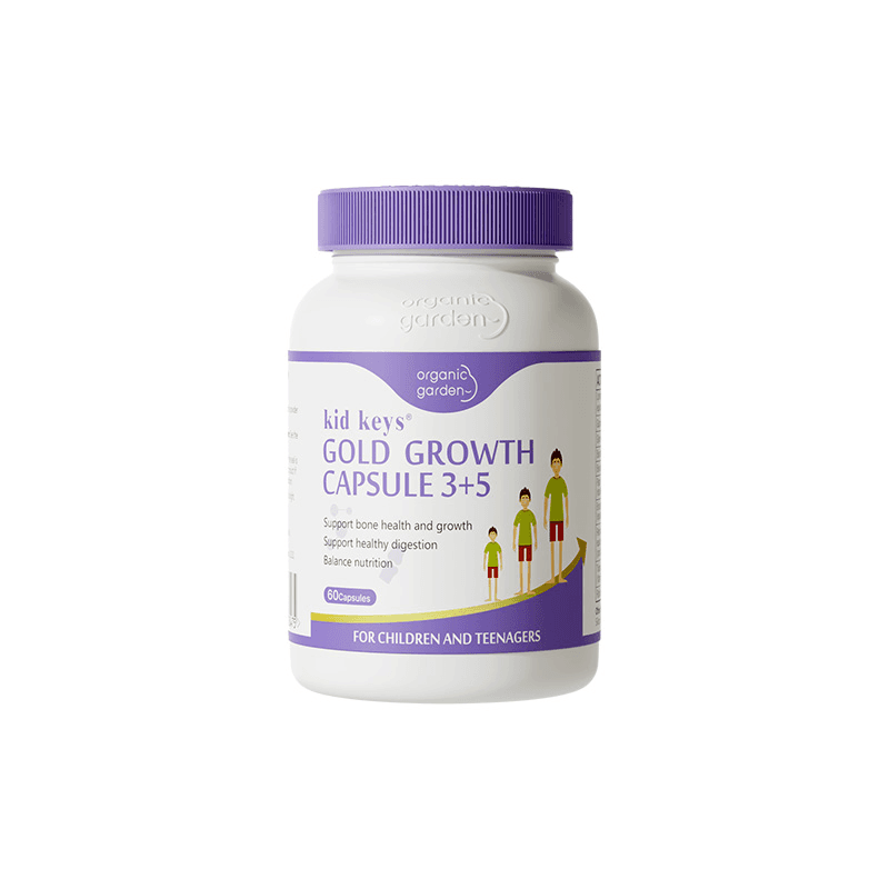 Organic Garden Gold Growth Capsule 3+5 60 capsules per bottle