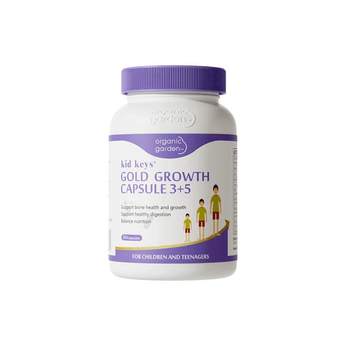 Organic Garden GOLD GROWTH CAPSULE 3+5 90 capsules per bottle