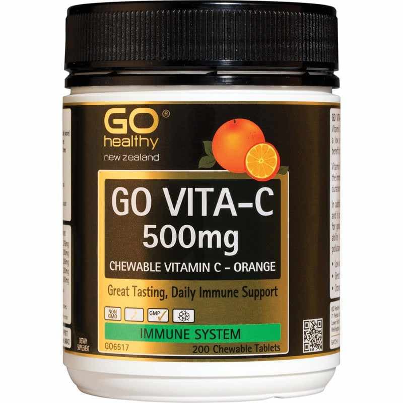 GO Healthy GO Vita-C 500mg Orange Chewable Tablets 200s