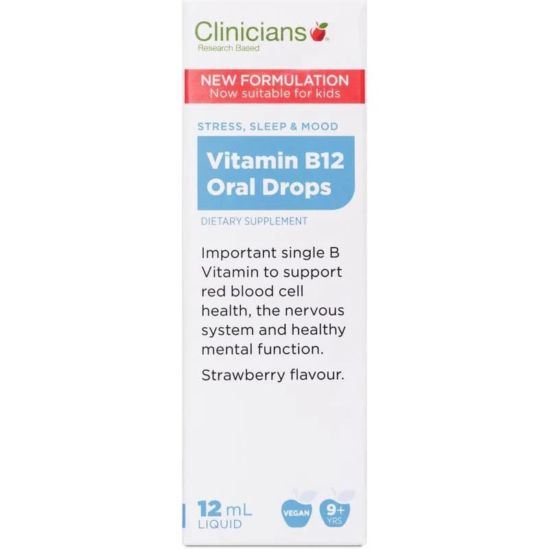 Clinicians Vitamin B12 Oral Drops 12ml