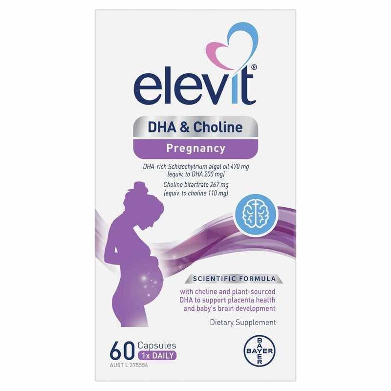 Elevit DHA & Choline Pregnancy Capsules 60s