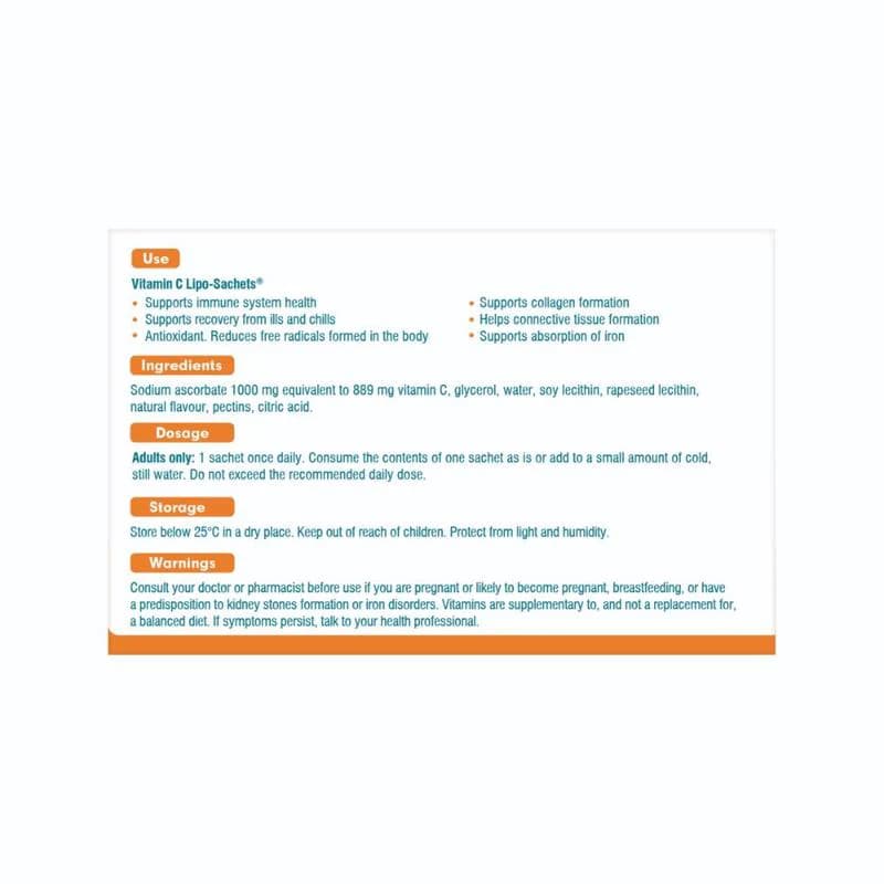 Lipo-Sachet Vitamin C Blackcurrant Sachets 30s
