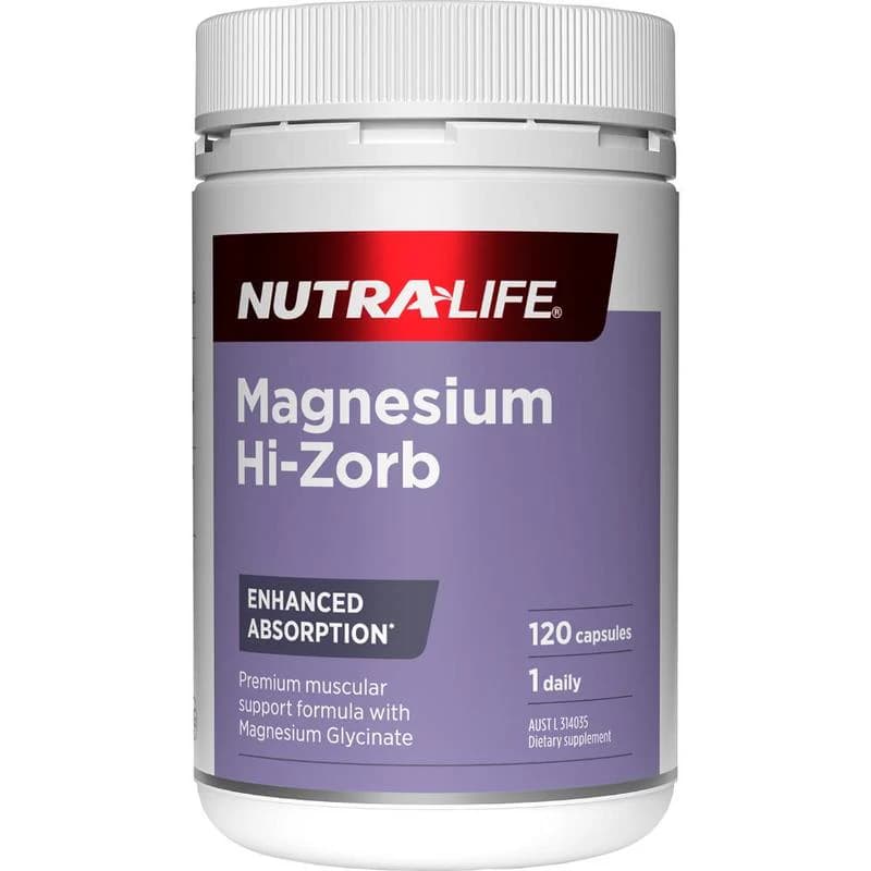 Nutra-Life Magnesium Hi-Zorb Capsules 120s