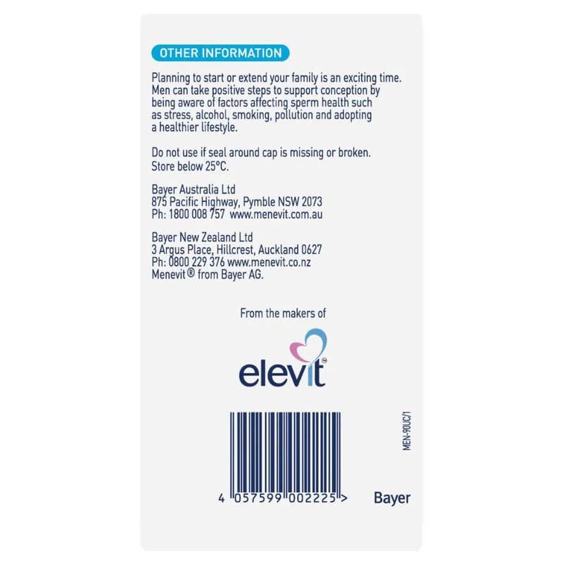 Menevit Male Fertility Support 90s