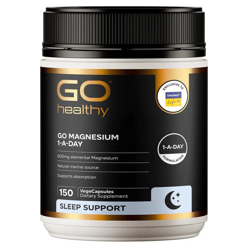 GO Healthy GO Magnesium 1-A-Day Capsules 150s
