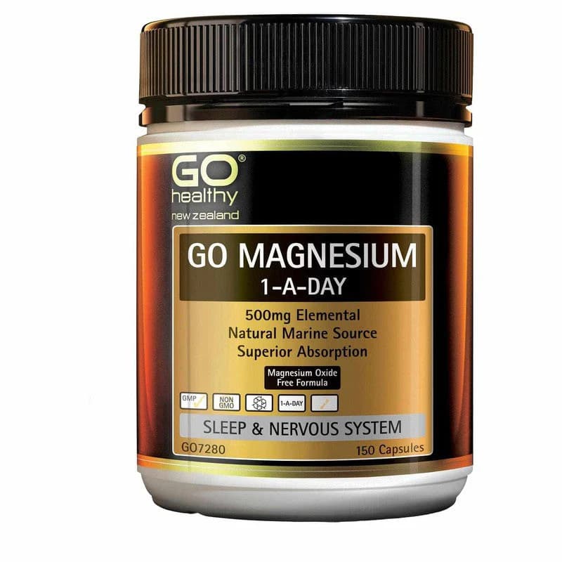 GO Healthy GO Magnesium 1-A-Day Capsules 150s