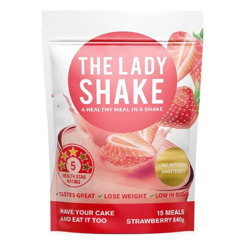 The Lady Shake Strawberry Powder 840g