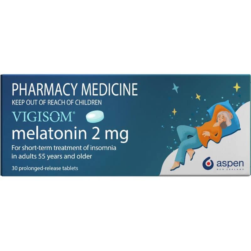 Vigisom Melatonin 2mg Tablets 30s